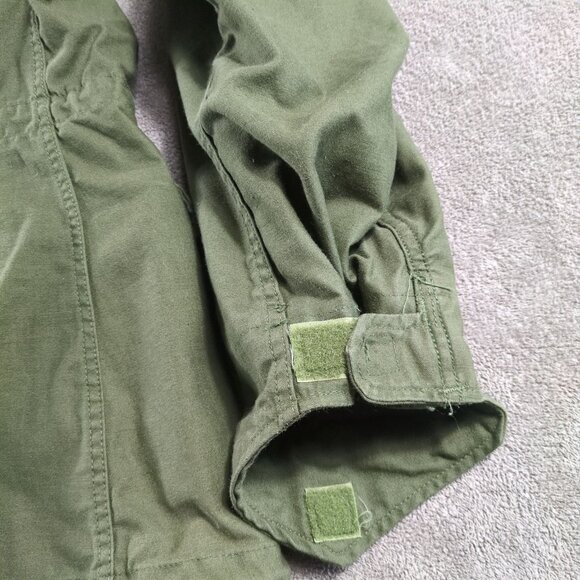 Vintage US Military Field Jacket Mens Med Reg Olive Drab OG-107 Without Liner - Picture 9 of 11